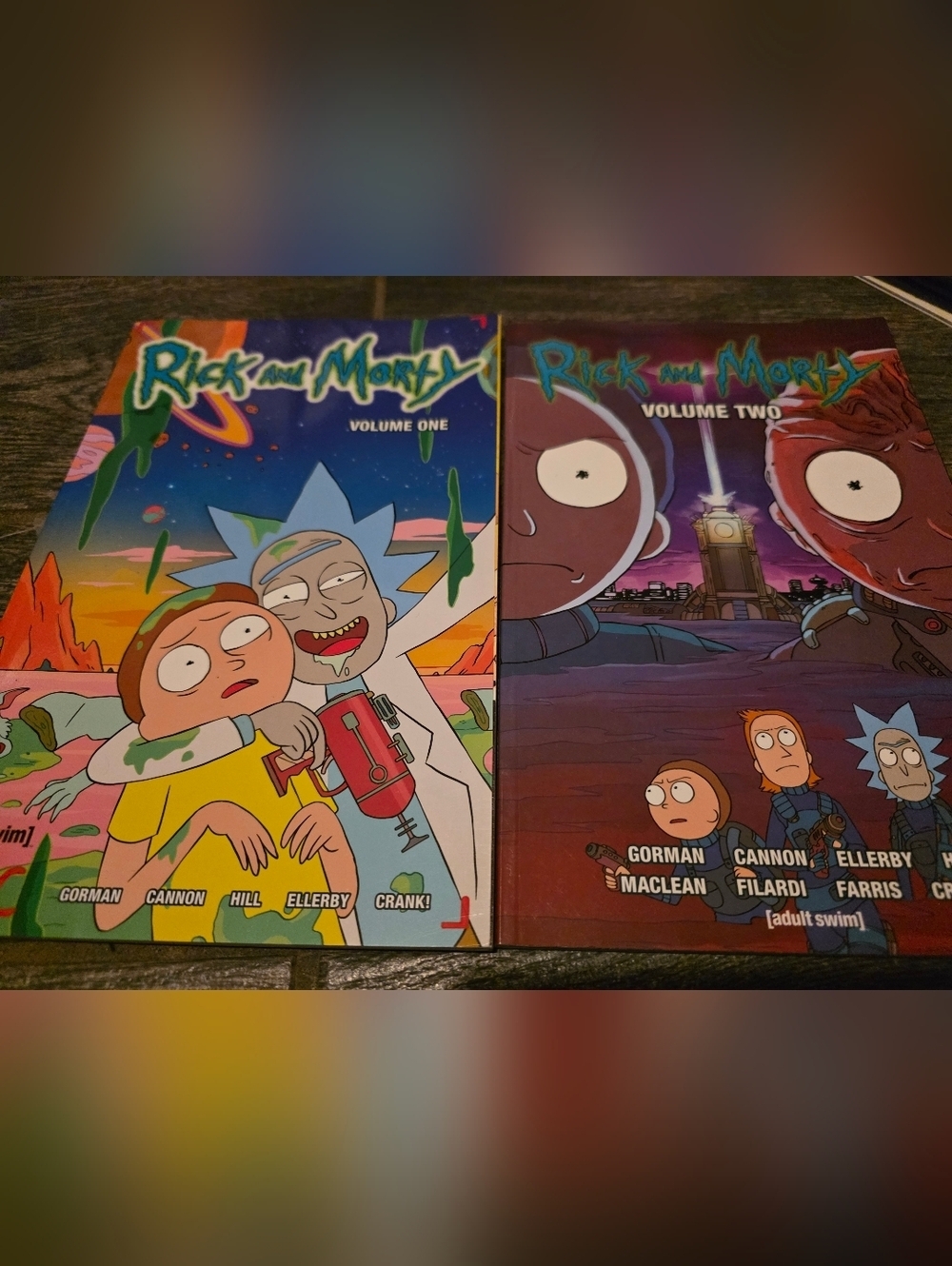 Rick and Morty Volumes One & Two Comic Book Set - Colorful Covers